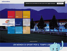 Tablet Screenshot of meranarena.it